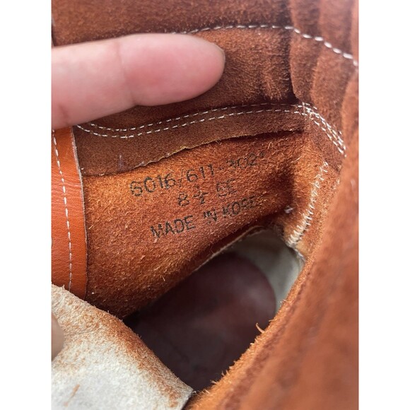 Vintage Dunham Work Boots Korea 6016 Leather Men’s Construction Workman 8.5 EE - Picture 8 of 16